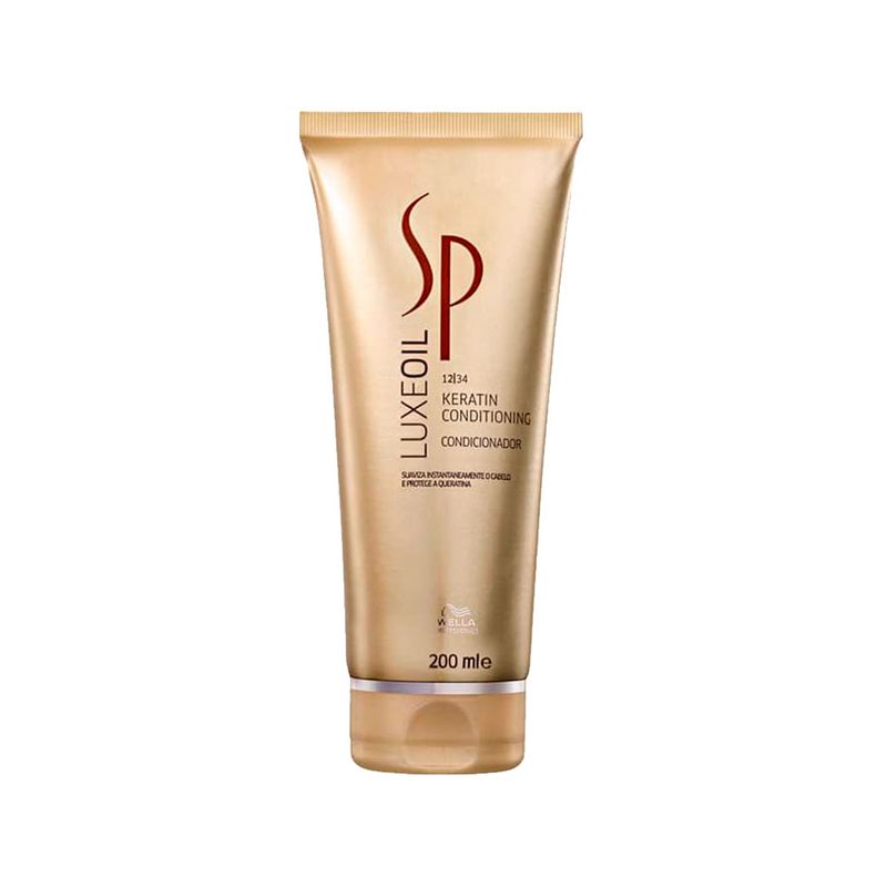 Kit Sp System Professional Luxe Oil Keratin - Shampoo 200ml + Condicionador 200ml + Óleo 30ml