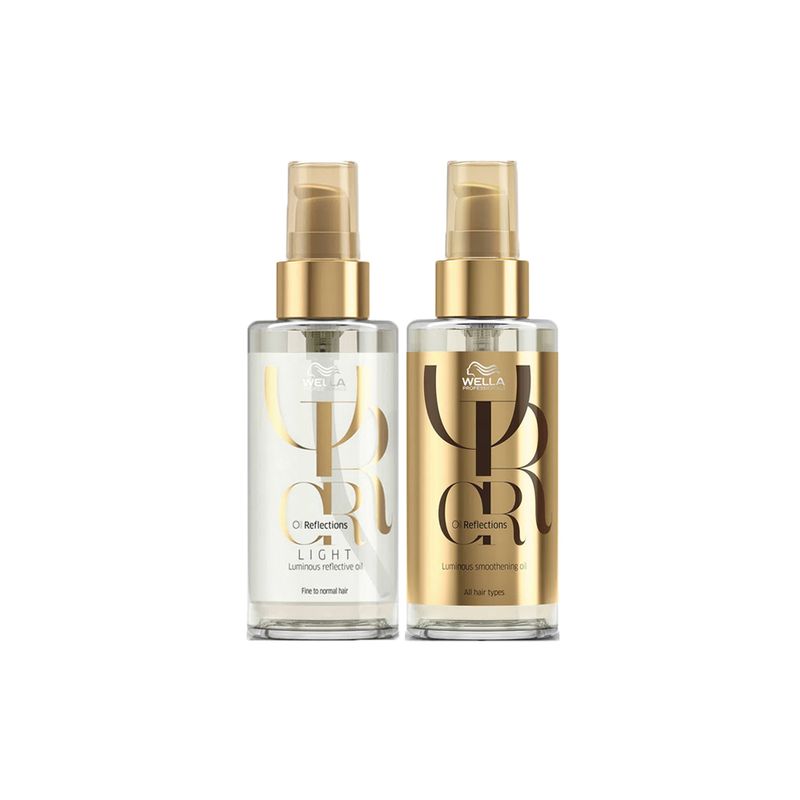 Kit Wella Professionals Oil Reflections - Óleo 100ml + Óleo Light 100ml