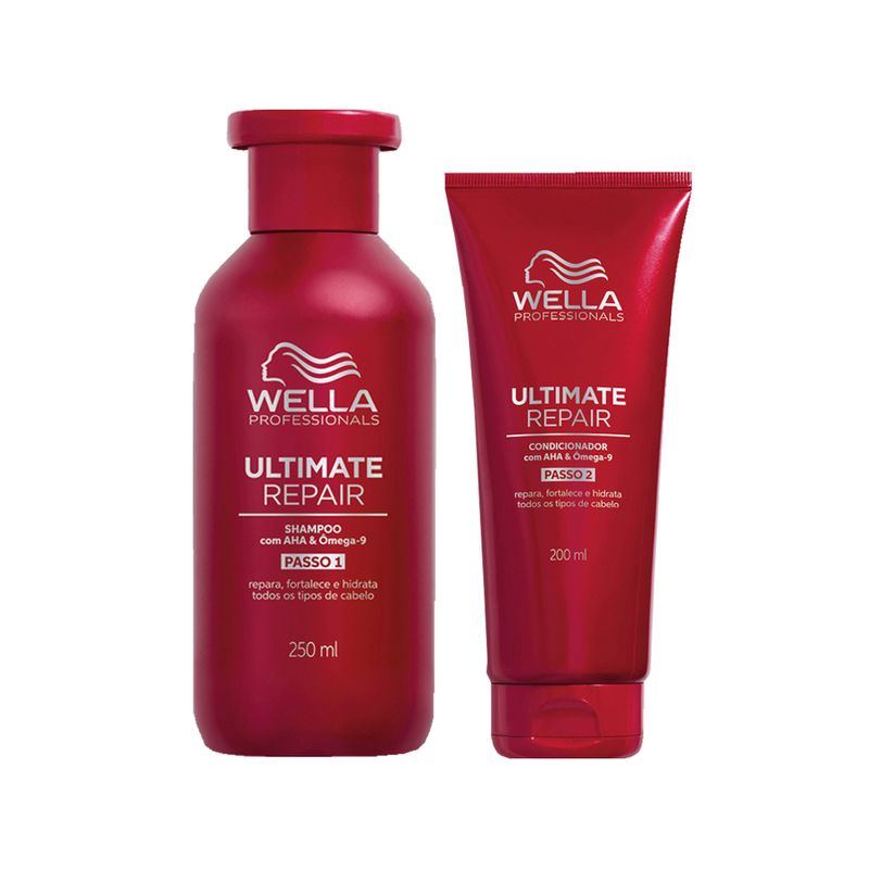 Kit Wella Professionals Ultimate Repair - Shampoo 250ml + Condicionador 200ml