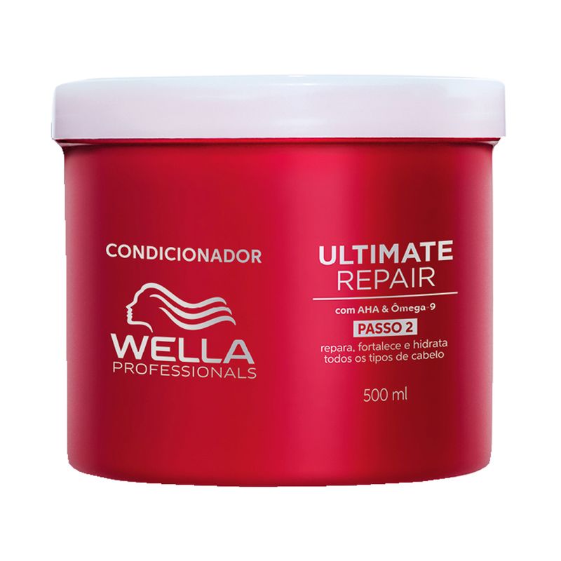 Kit Wella Professionals Ultimate Repair - Shampoo 1000ml + Condicionador 500ml + Máscara 500ml + Leave-In 140ml