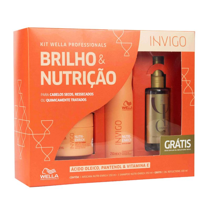 Kit Wella Professionals Nutri-Enrich Ganhe Óleo Capilar 100ml