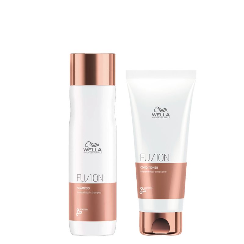 Kit Wella Professionals Fusion - Shampoo 250ml + Condicionador 200ml