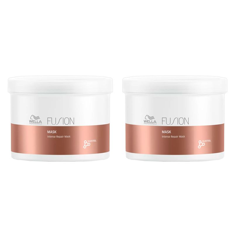 Kit Wella Professionals Fusion Máscara de Reparação 500ml - 2 Unidades