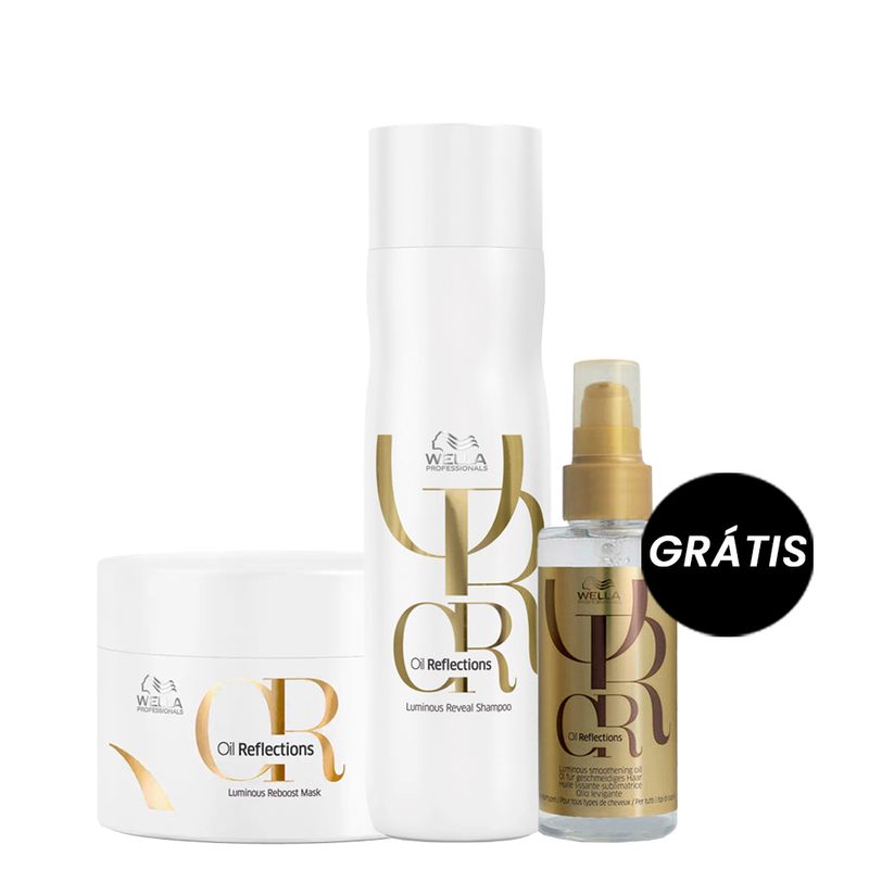 Kit Wella Professionals Oil Reflections Ganhe Óleo Capilar 100ml