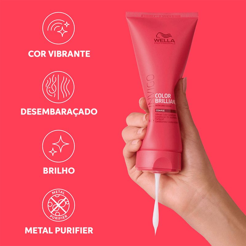 Condicionador Wella Professionals Invigo Color Brilliance 1000ml