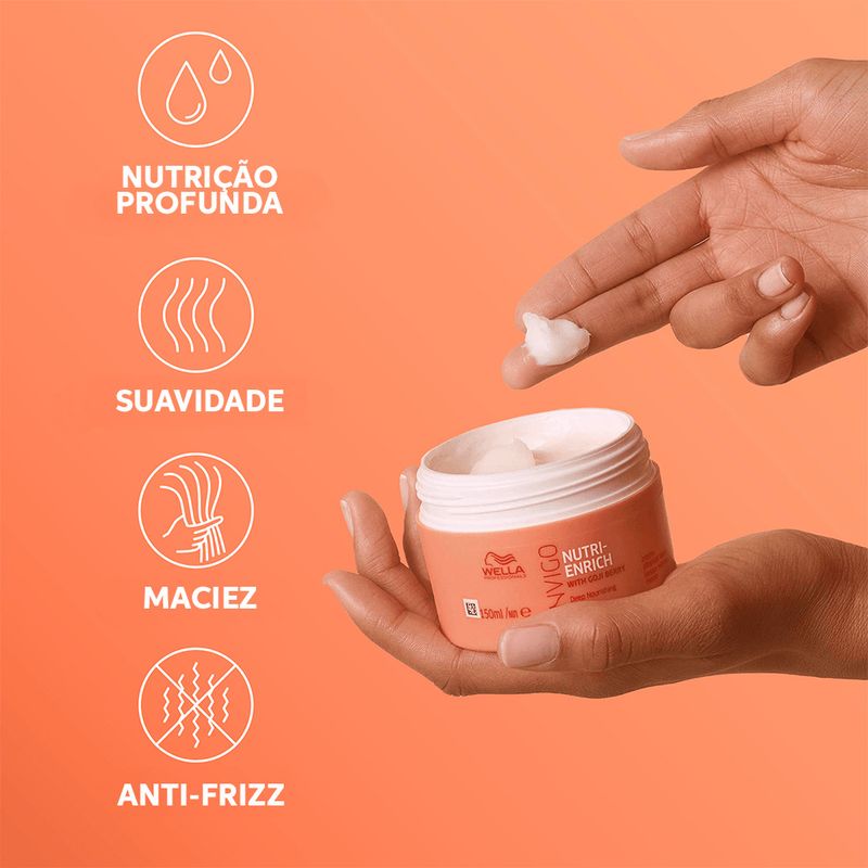 Máscara de Nutrição Wella Professionals Invigo Nutri Enrich 500ml