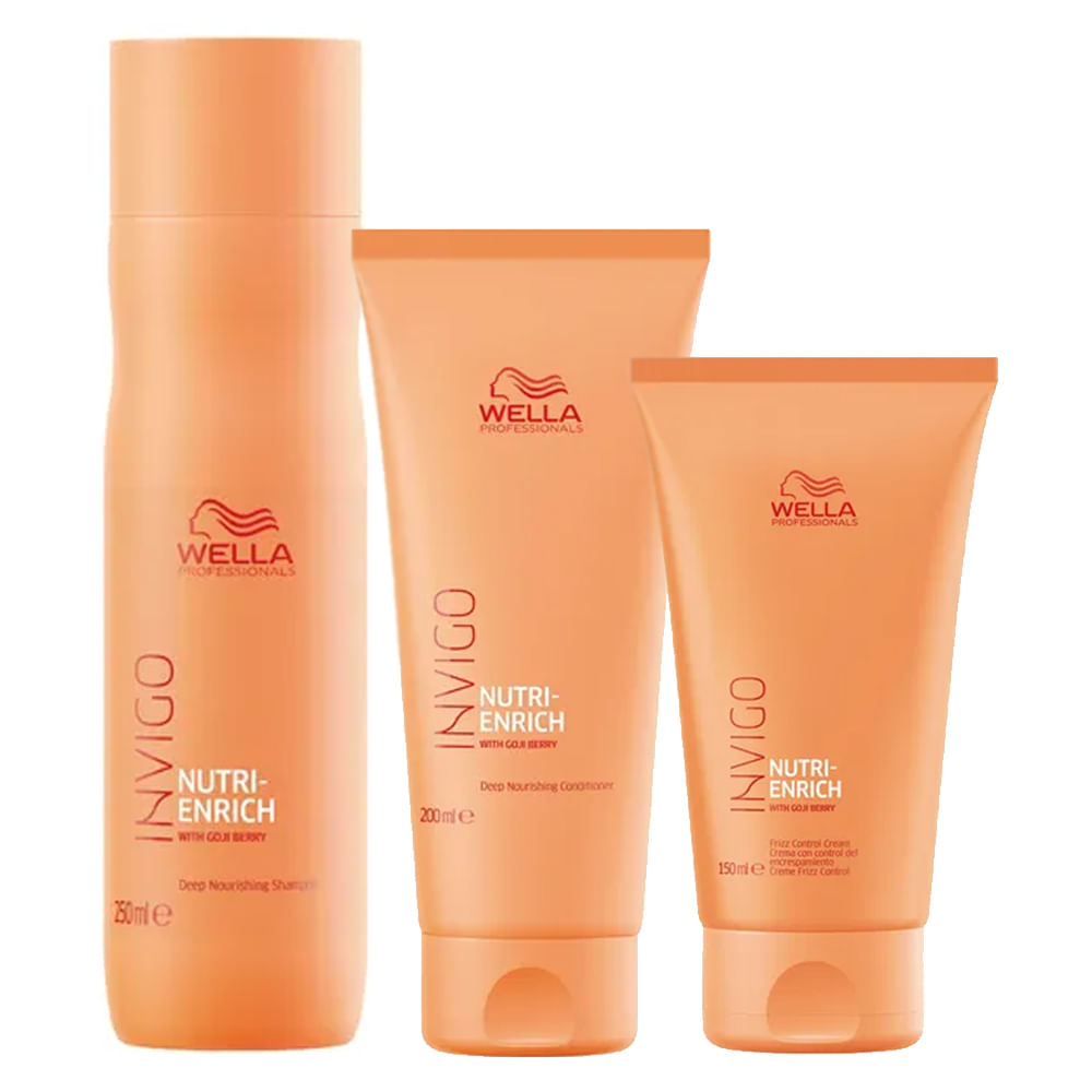 Wella Professionals Invigo Nutri-Enrich Kit - Shampoo + Condicionador + Creme Kit