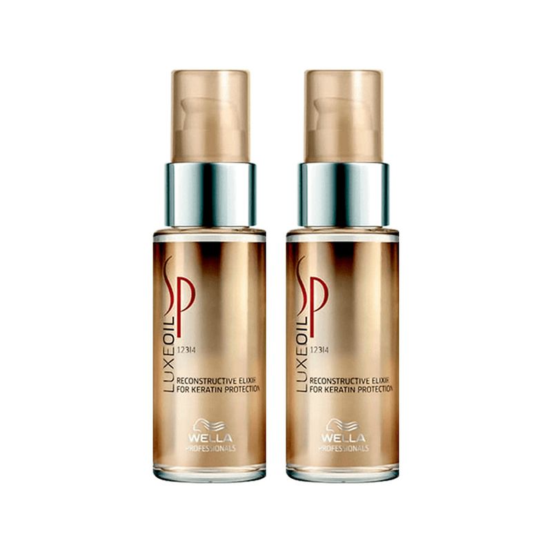 Kit Sp System Professional Luxe Oil Elixir Keratin - Óleo Capilar 30ml – 2 Unidades