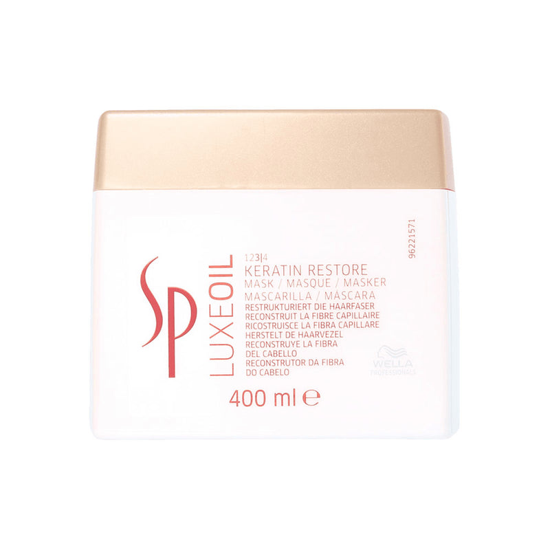 Kit Sp System Professional Luxe Oil Keratin - Máscara de Reconstrução 400ml – 2 Unidades