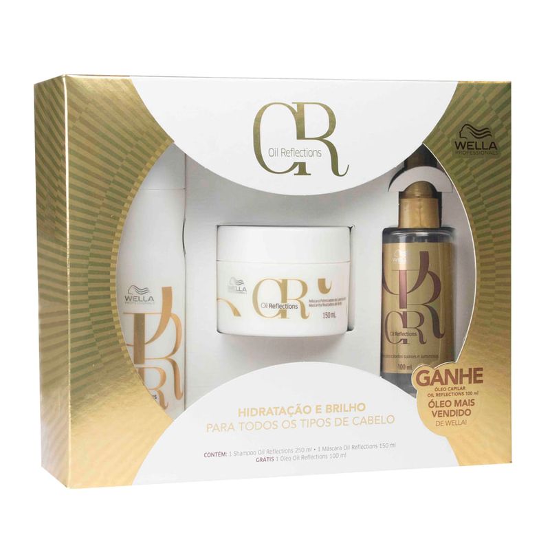Kit Wella Professionals Oil Reflections Ganhe Óleo Capilar 100ml