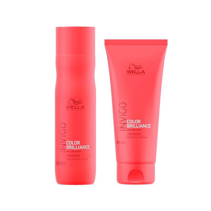 Kit Wella Professionals Invigo Color Brilliance - Shampoo 250ml + Condicionador 200ml