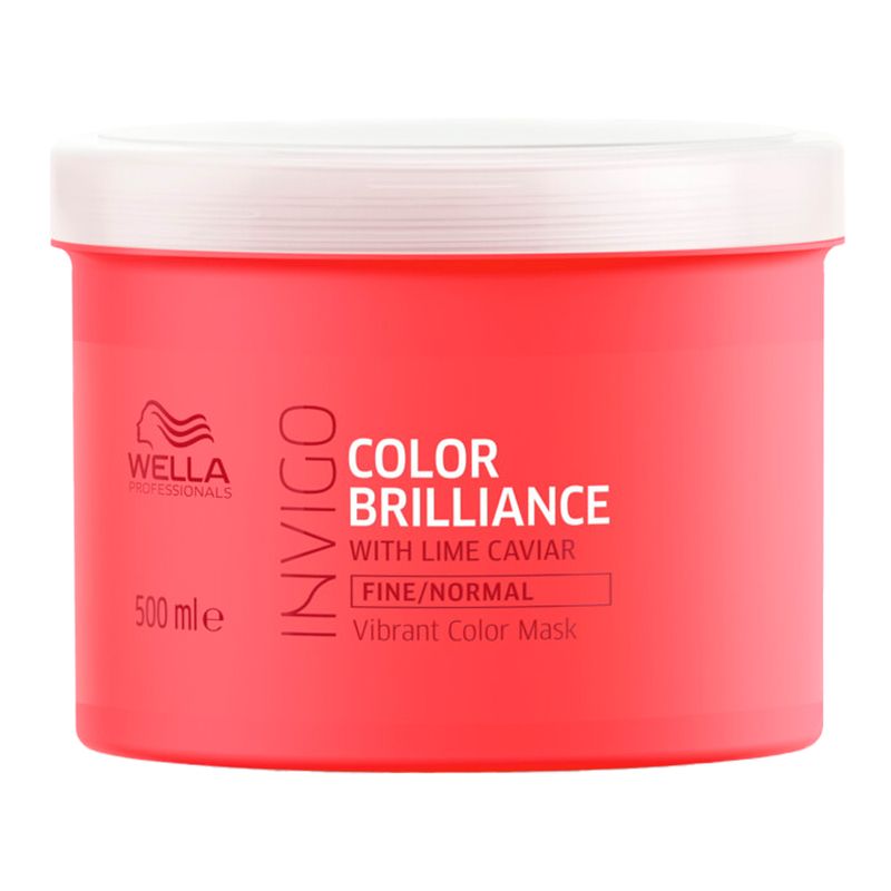 Kit Wella Professionals Invigo Color Brilliance - Shampoo 1000ml + Máscara 500ml + Óleo Capilar 100ml