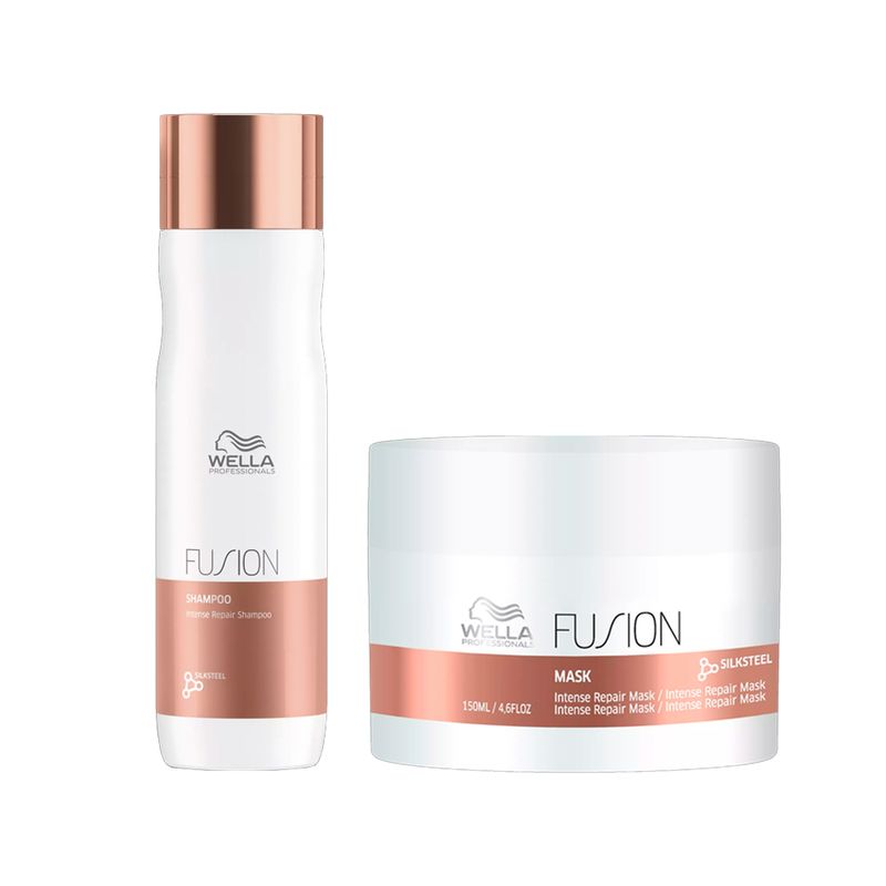 Kit Wella Professionals Fusion - Shampoo 250ml + Máscara 150ml