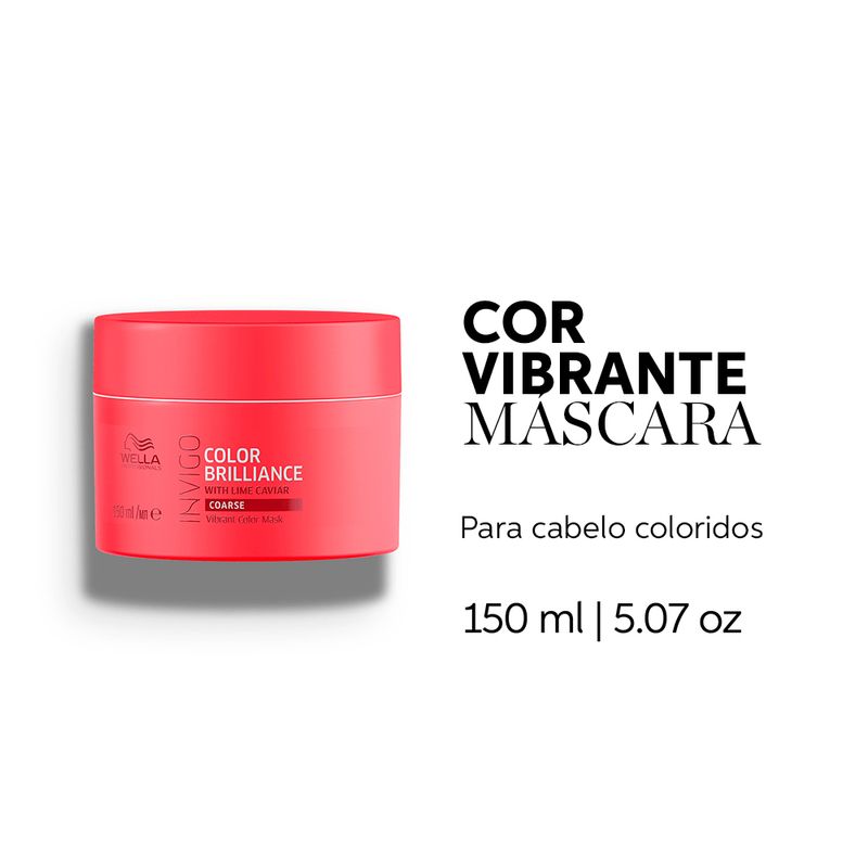 Máscara para Cuidado da Cor Wella Professionals Invigo Color Brilliance 150ml