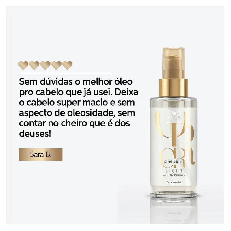 Óleo Capilar Wella Professionals Oil Reflections Light 100ml