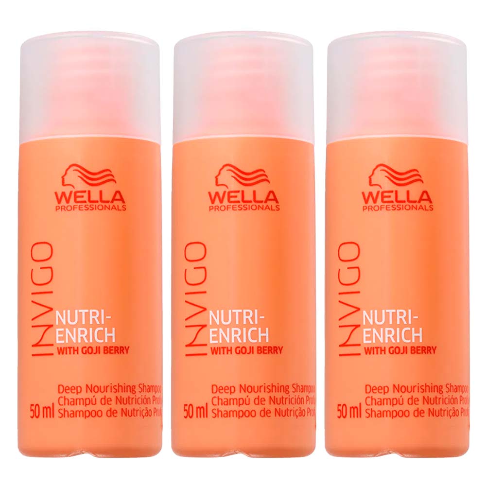 Wella Professionals Invigo Nutri-Enrich Kit com Três Shampoos Travel Size Kit