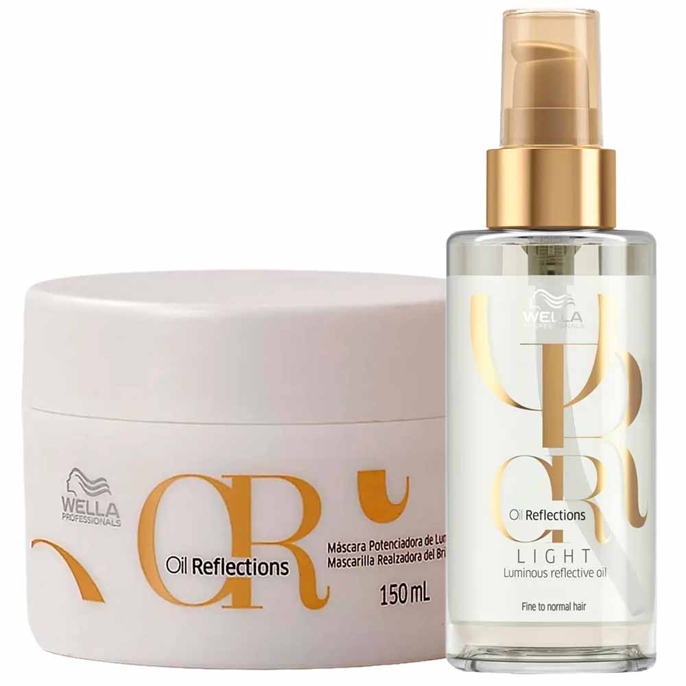 Wella Professionals Oil Reflections Kit - Máscara de Hidratação + Óleo Capilar Kit