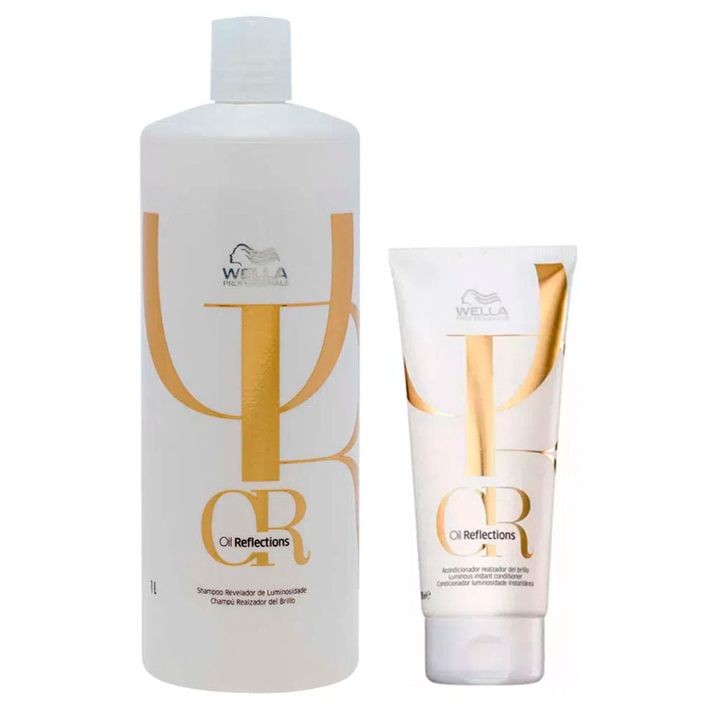 Wella Professionals Oil Reflections Kit – Shampoo + Condicionador Kit